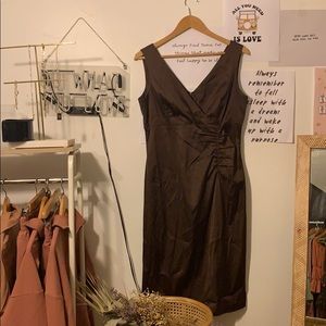 Chocolate formal dress